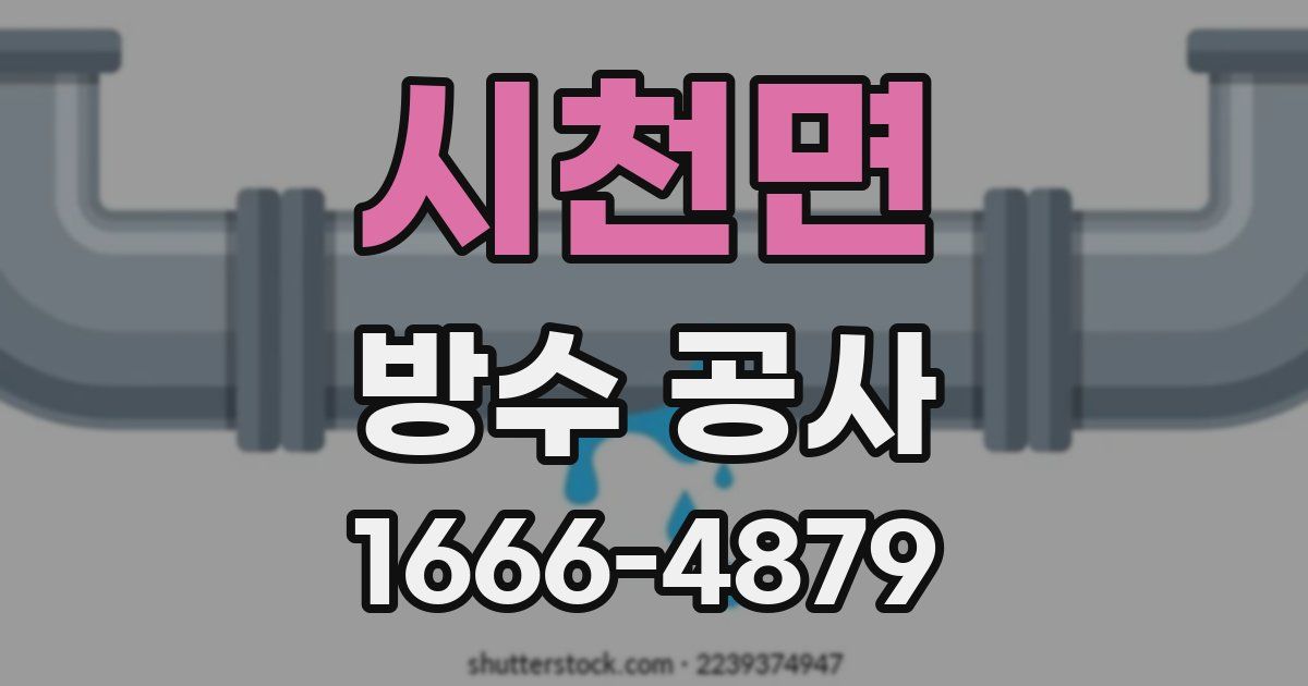 시천면 방수 공사