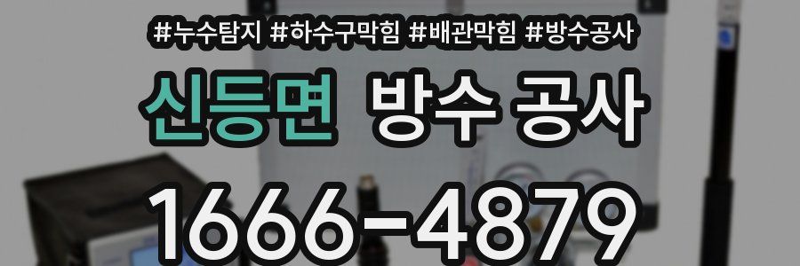 신등면 방수 공사