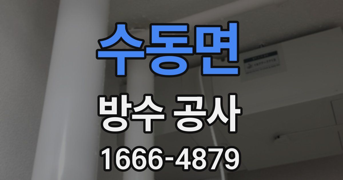 수동면 방수 공사