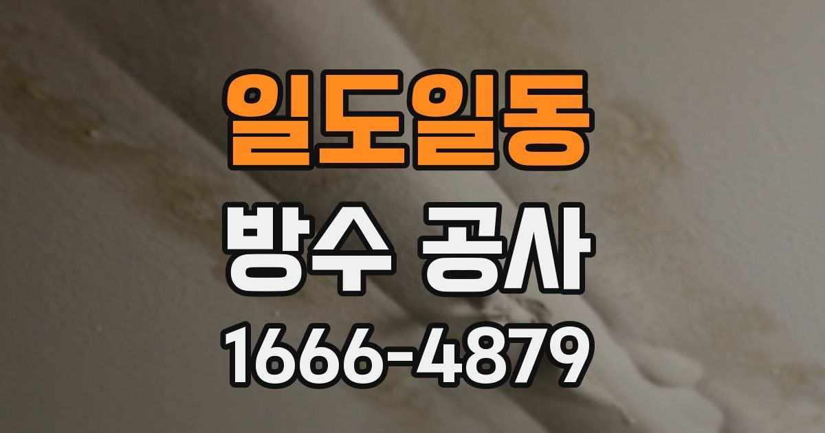 일도일동 방수 공사
