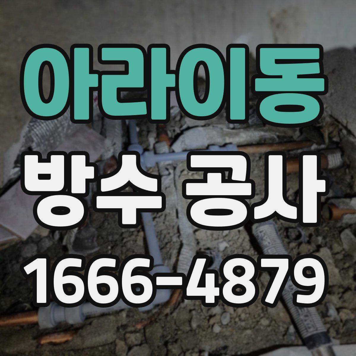 아라이동 방수 공사