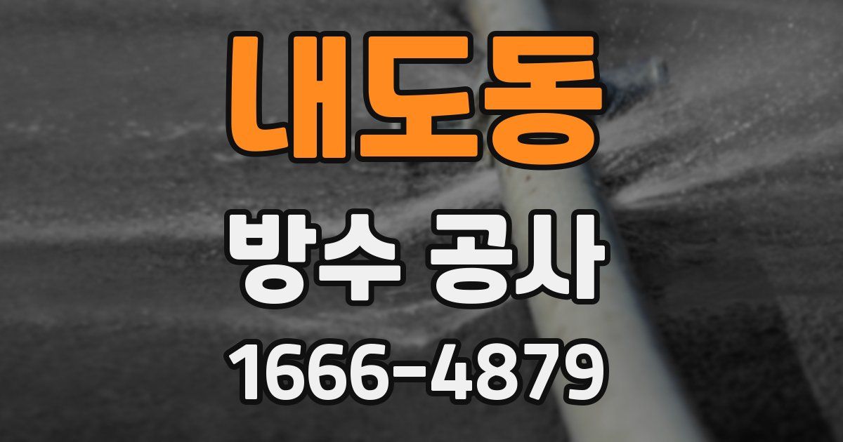 내도동 방수 공사