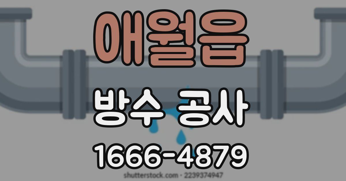 애월읍 방수 공사