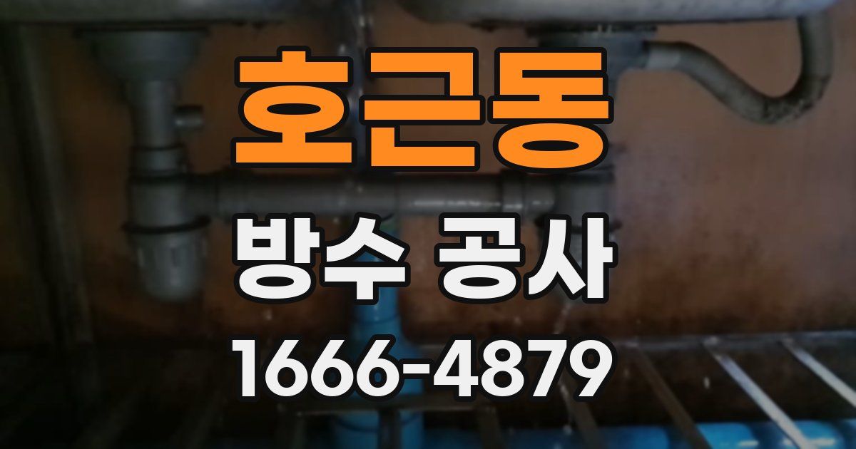 호근동 방수 공사