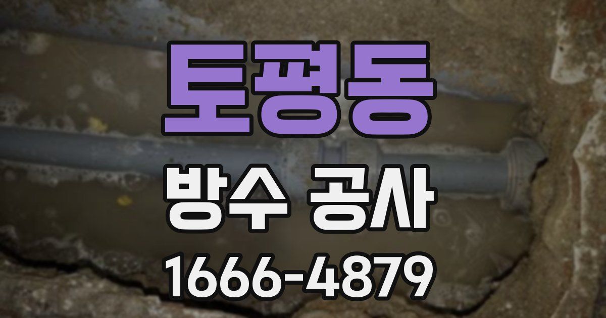 토평동 방수 공사