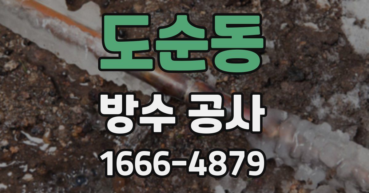 도순동 방수 공사