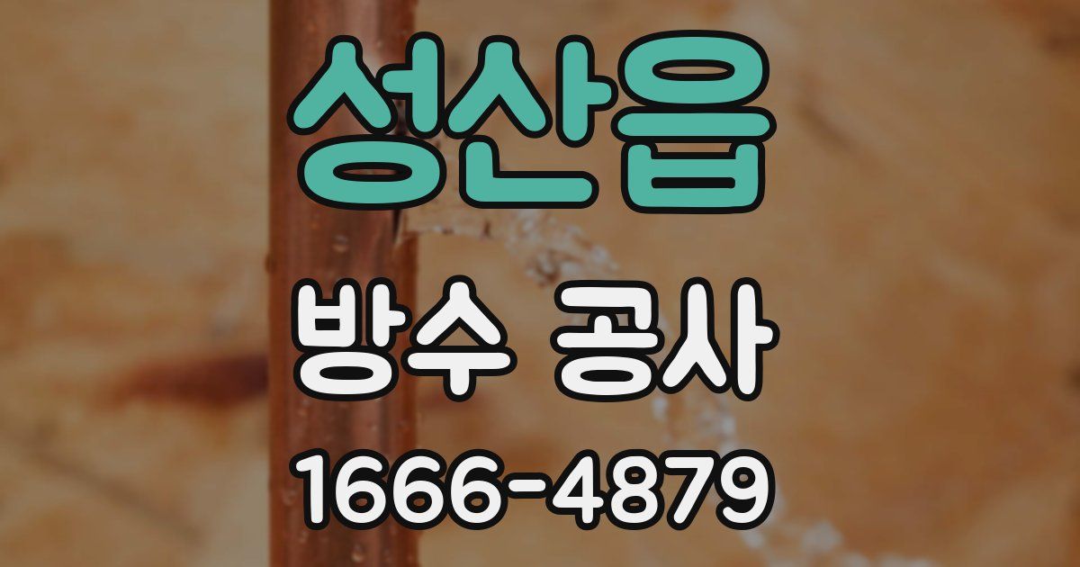 성산읍 방수 공사