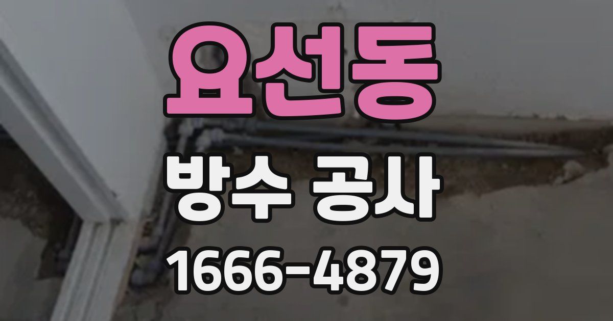 요선동 방수 공사