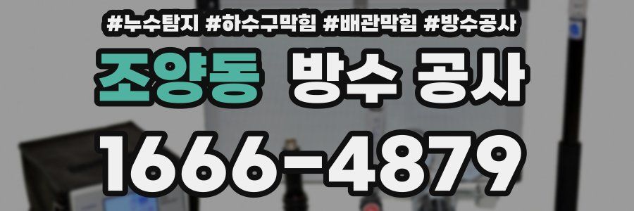 조양동 방수 공사