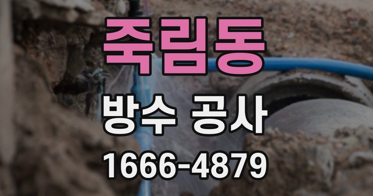 죽림동 방수 공사
