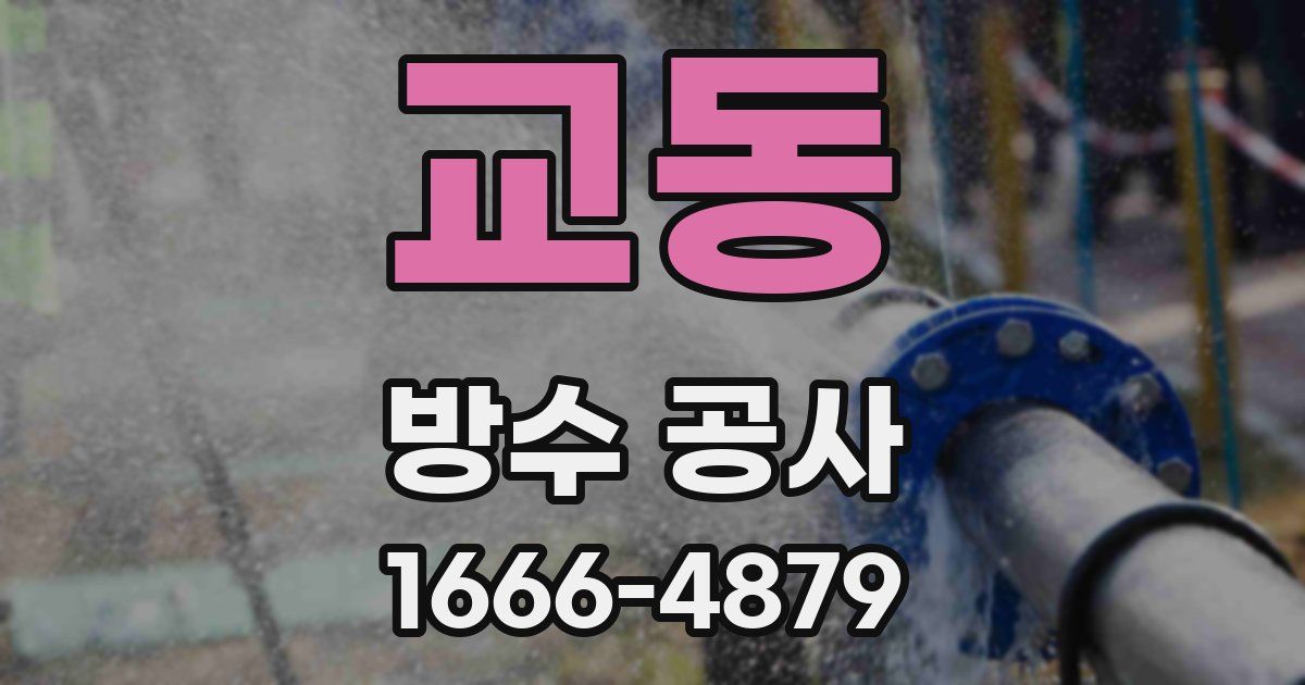 교동 방수 공사