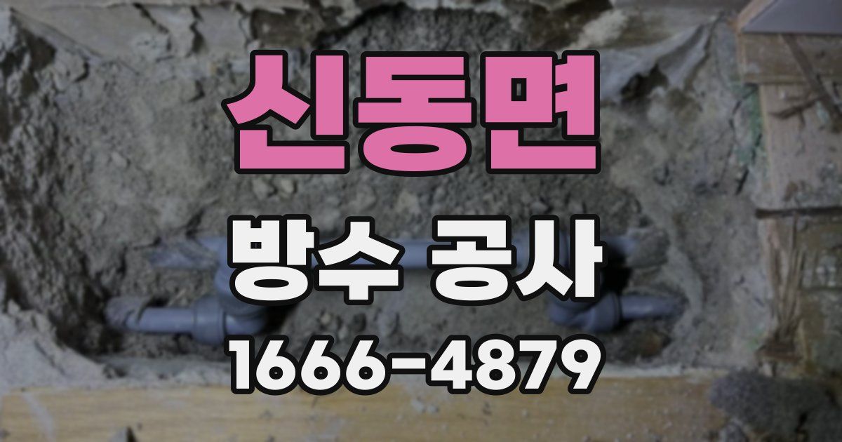 신동면 방수 공사