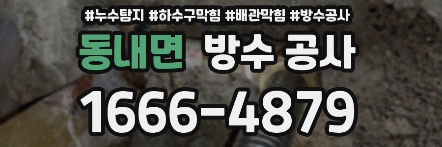 동내면 방수 공사