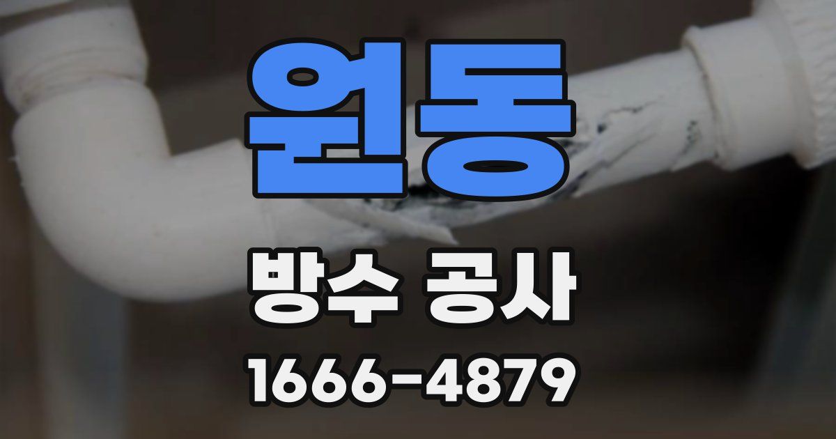 원동 방수 공사