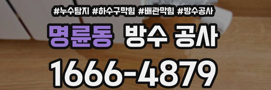 명륜동 방수 공사