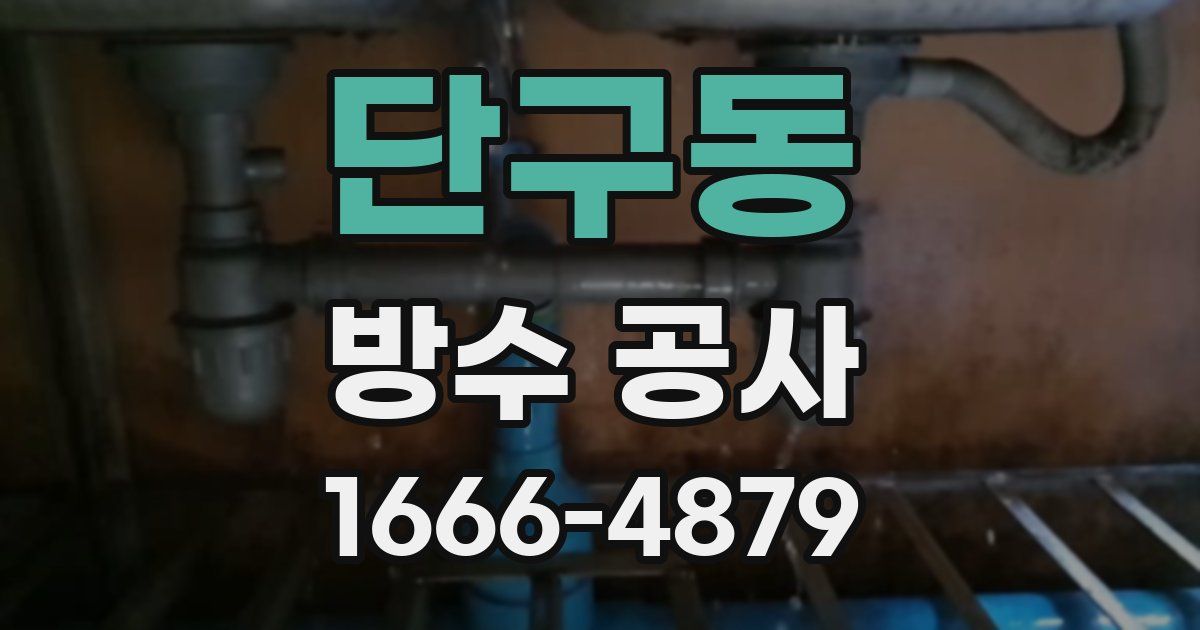 단구동 방수 공사