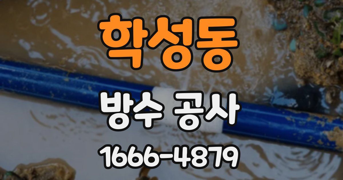 학성동 방수 공사