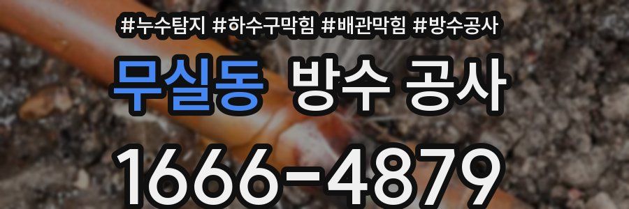 무실동 방수 공사