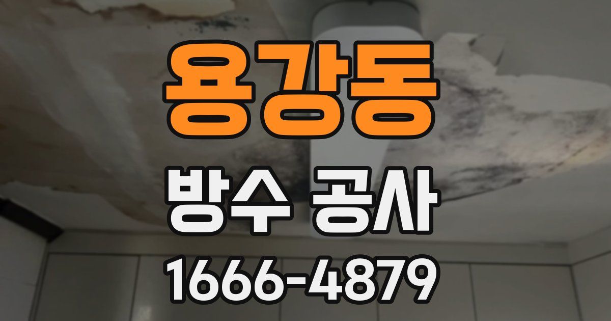 용강동 방수 공사