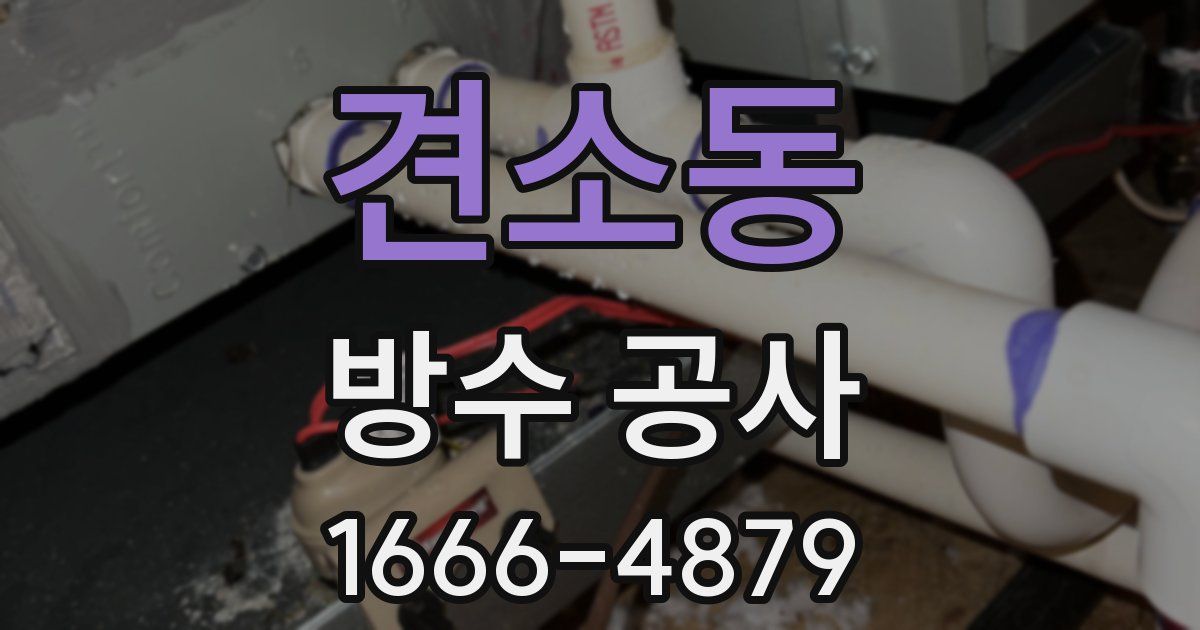 견소동 방수 공사
