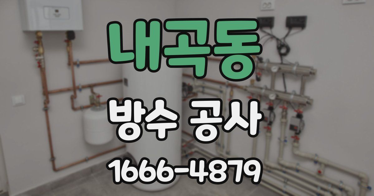 내곡동 방수 공사