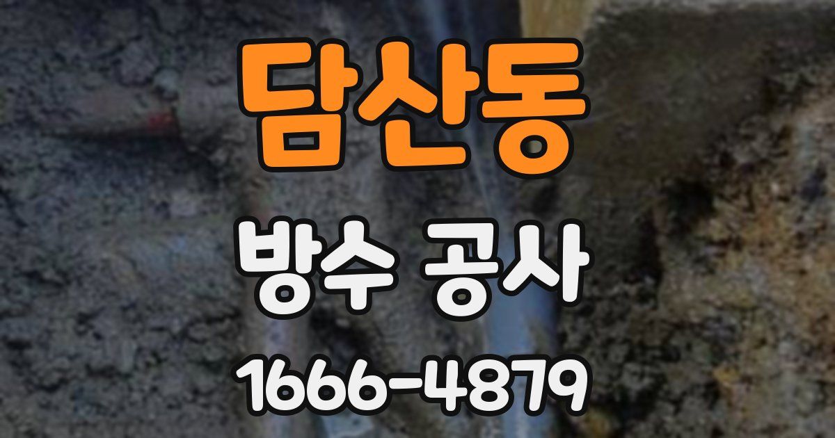 담산동 방수 공사