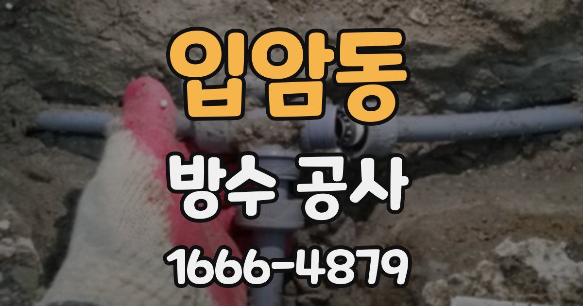 입암동 방수 공사