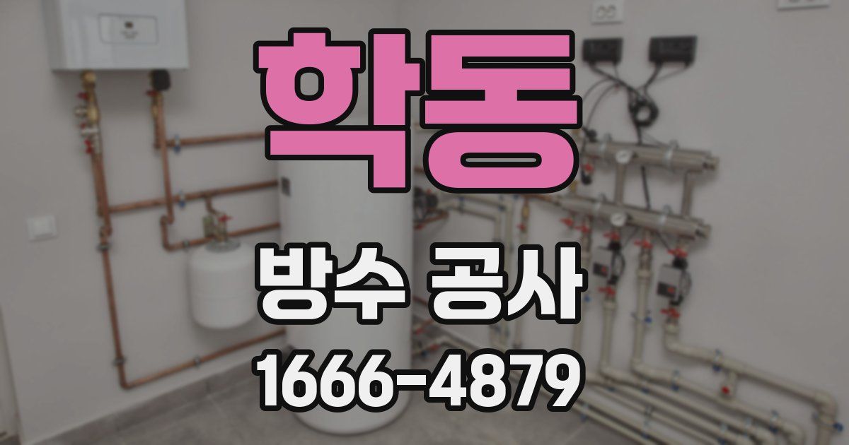 학동 방수 공사
