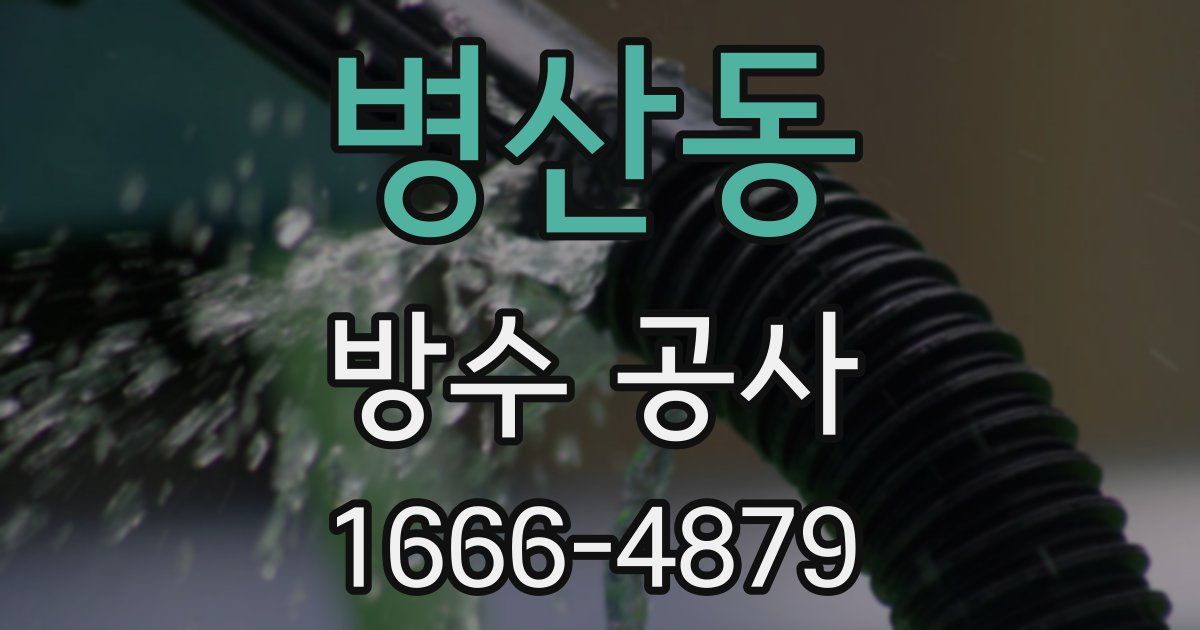 병산동 방수 공사