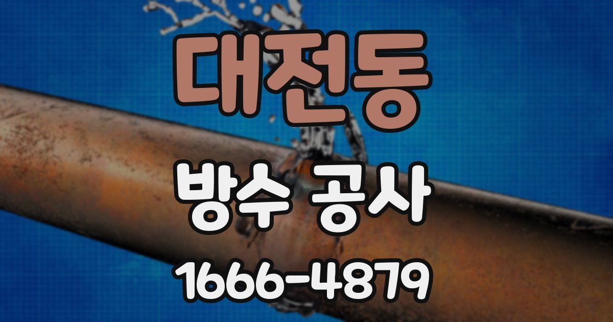 대전동 방수 공사