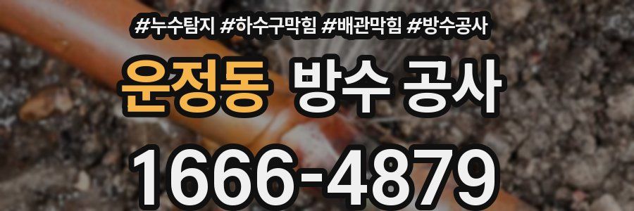 운정동 방수 공사
