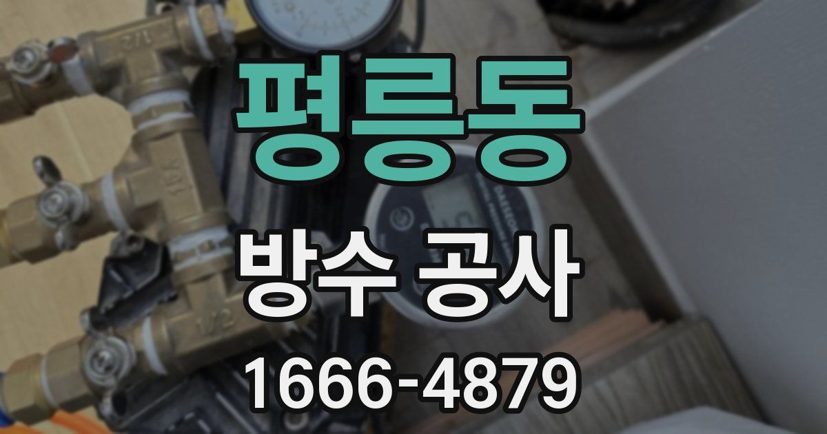 평릉동 방수 공사