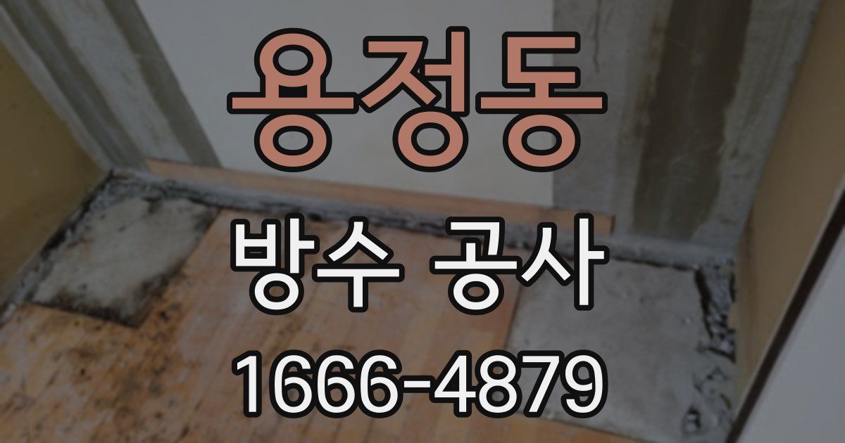 용정동 방수 공사