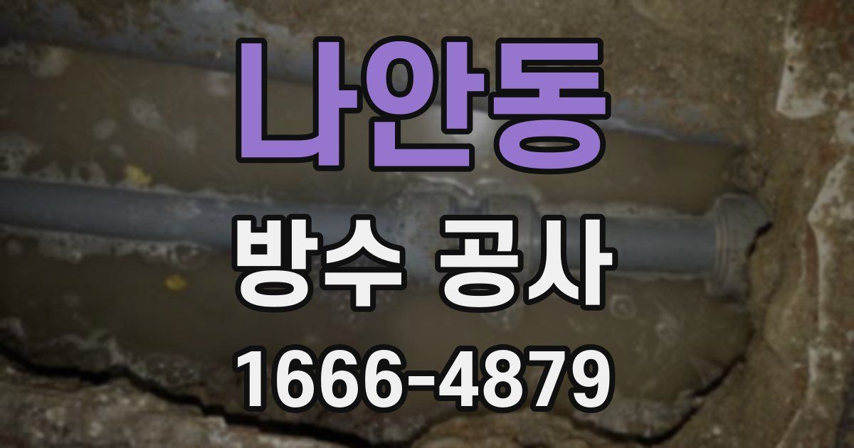 나안동 방수 공사