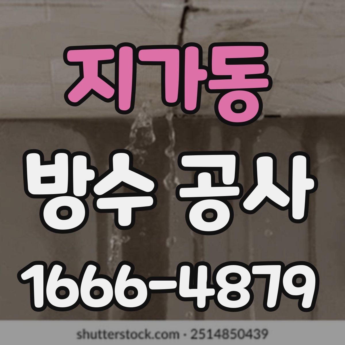 지가동 방수 공사