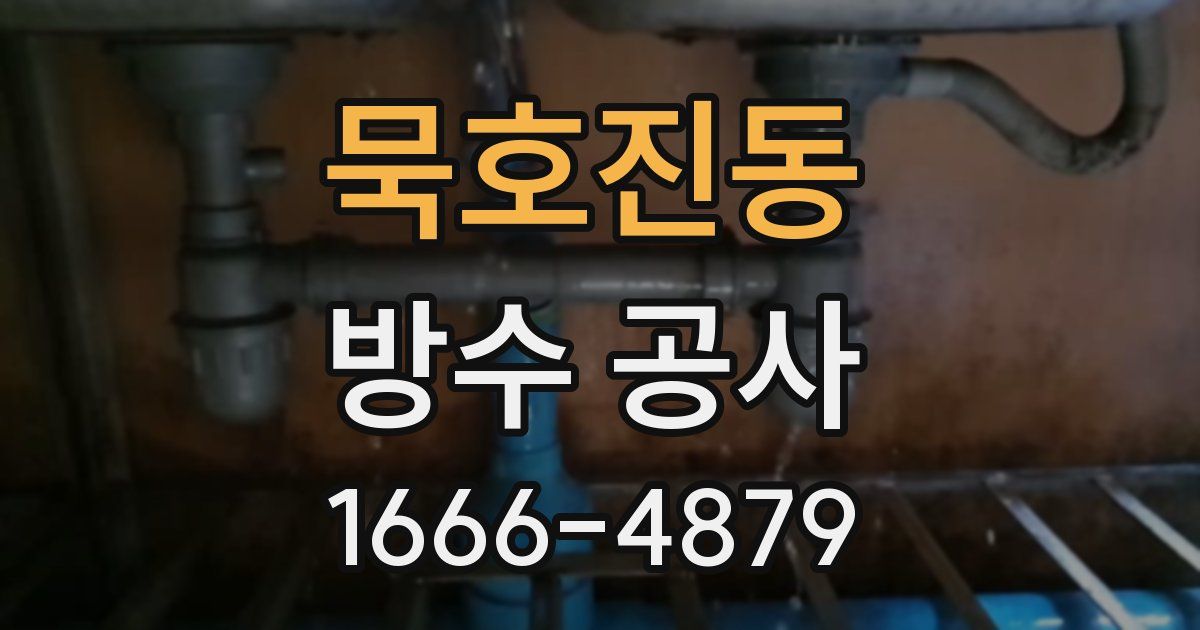 묵호진동 방수 공사