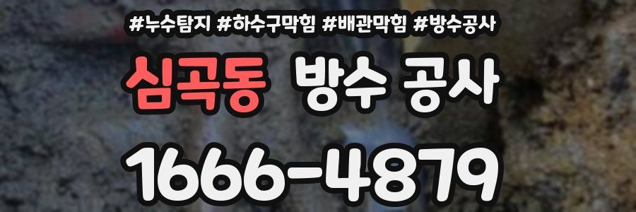 심곡동 방수 공사