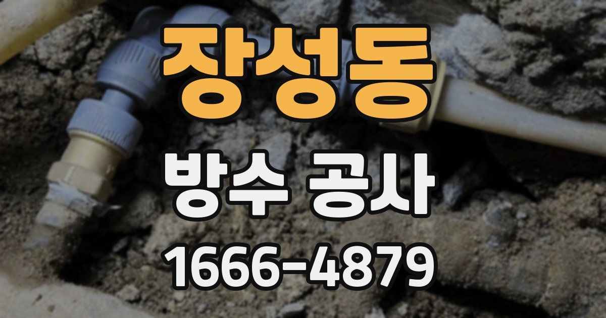 장성동 방수 공사