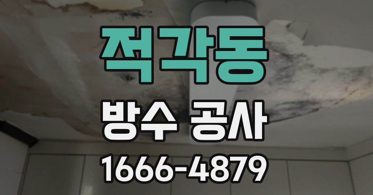 적각동 방수 공사