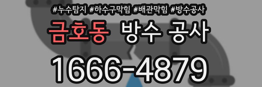 금호동 방수 공사
