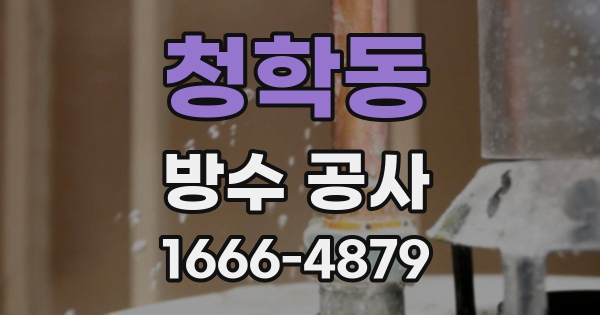 청학동 방수 공사