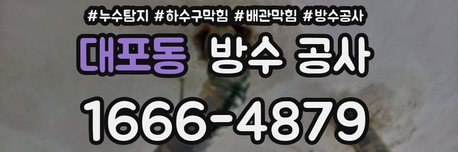 대포동 방수 공사