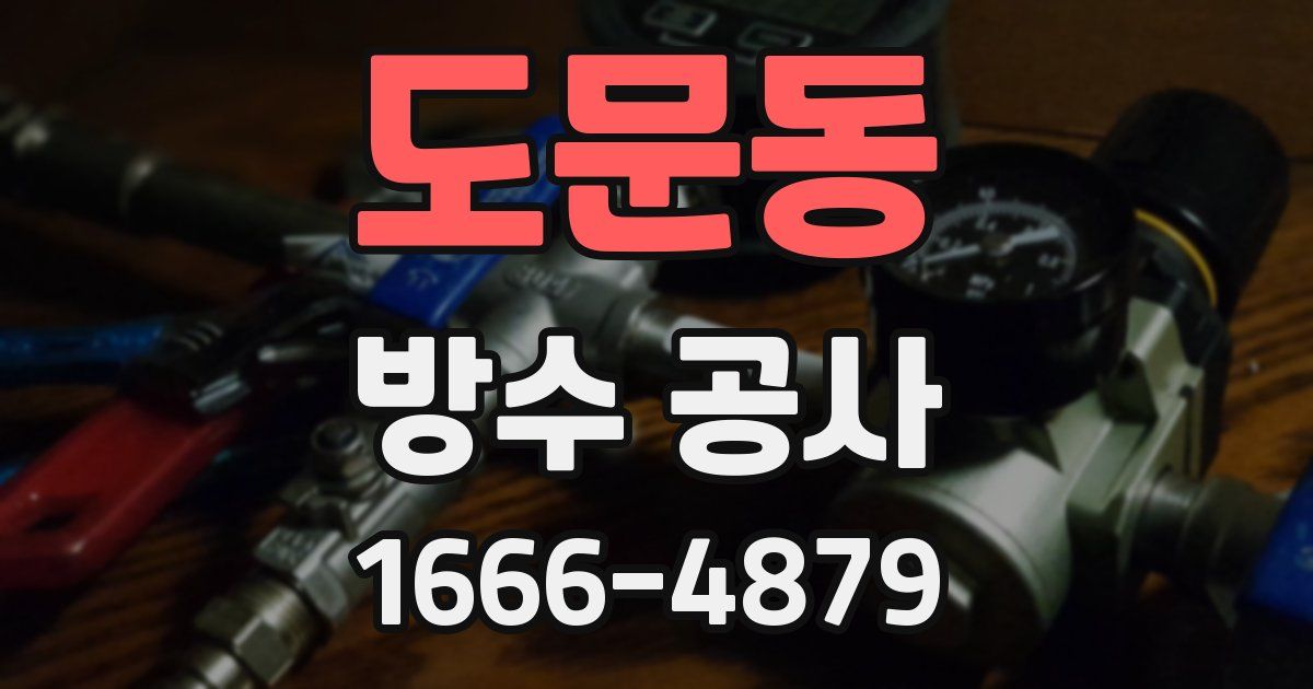 도문동 방수 공사
