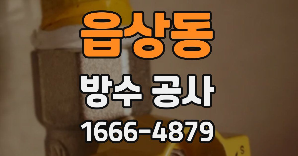 읍상동 방수 공사