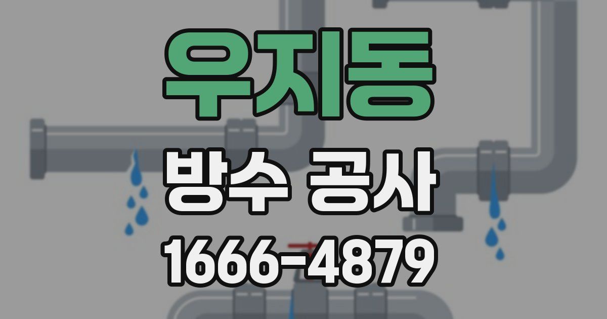 우지동 방수 공사