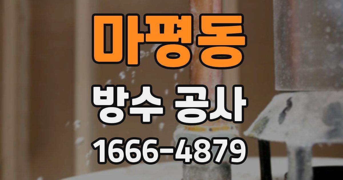 마평동 방수 공사