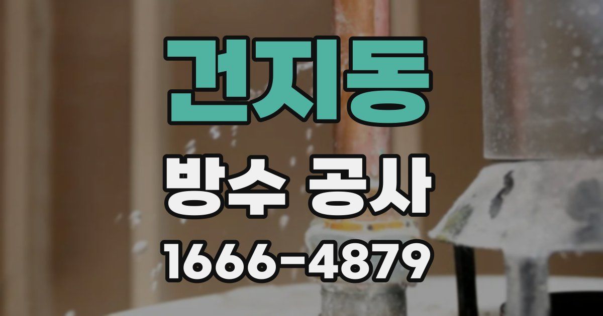 건지동 방수 공사