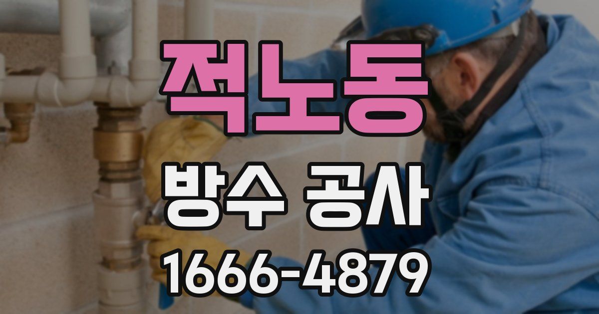 적노동 방수 공사