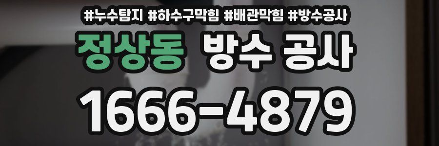 정상동 방수 공사