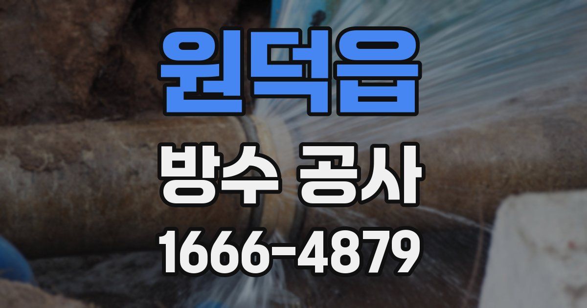 원덕읍 방수 공사